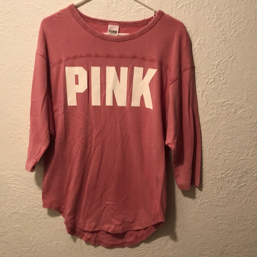 VS PINK - Pink Oversized Tee